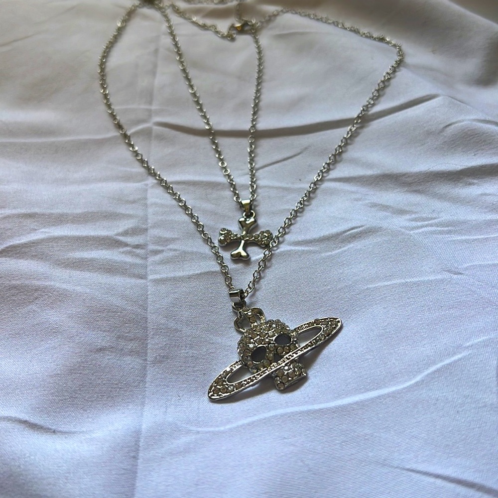 Vivienne Westwood skull necklace